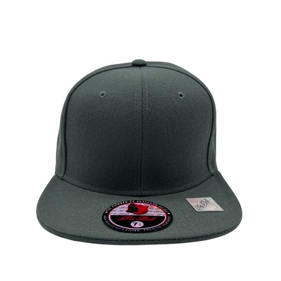 Pit Bull Flat Fitted Baseball Hat 7.5 Solid Teal Vintage Cap New with Stickers - Picture 1 of 9